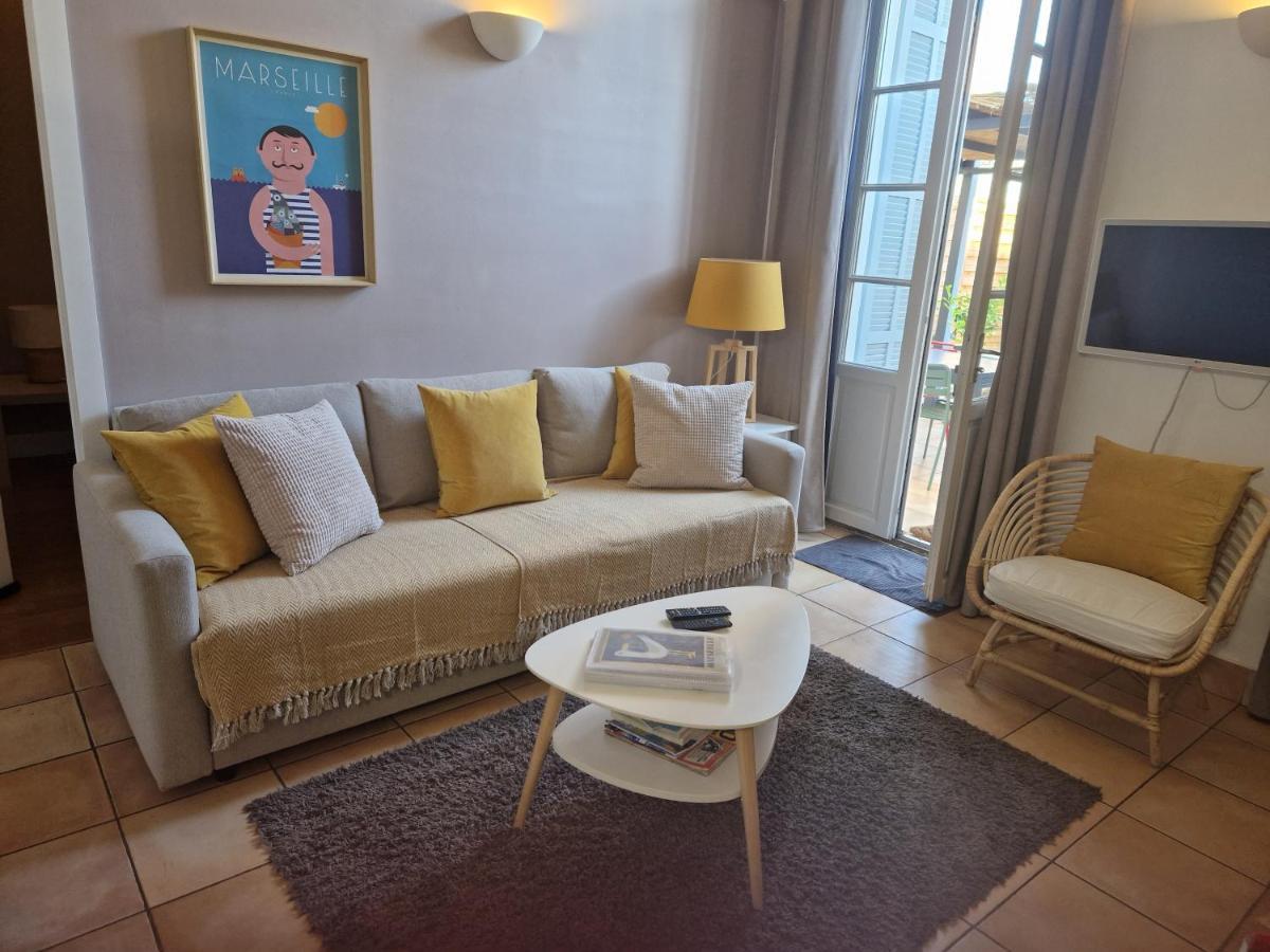Superbe 2 Pieces Avec Grande Terrasse, Classe *** Marseille Eksteriør bilde