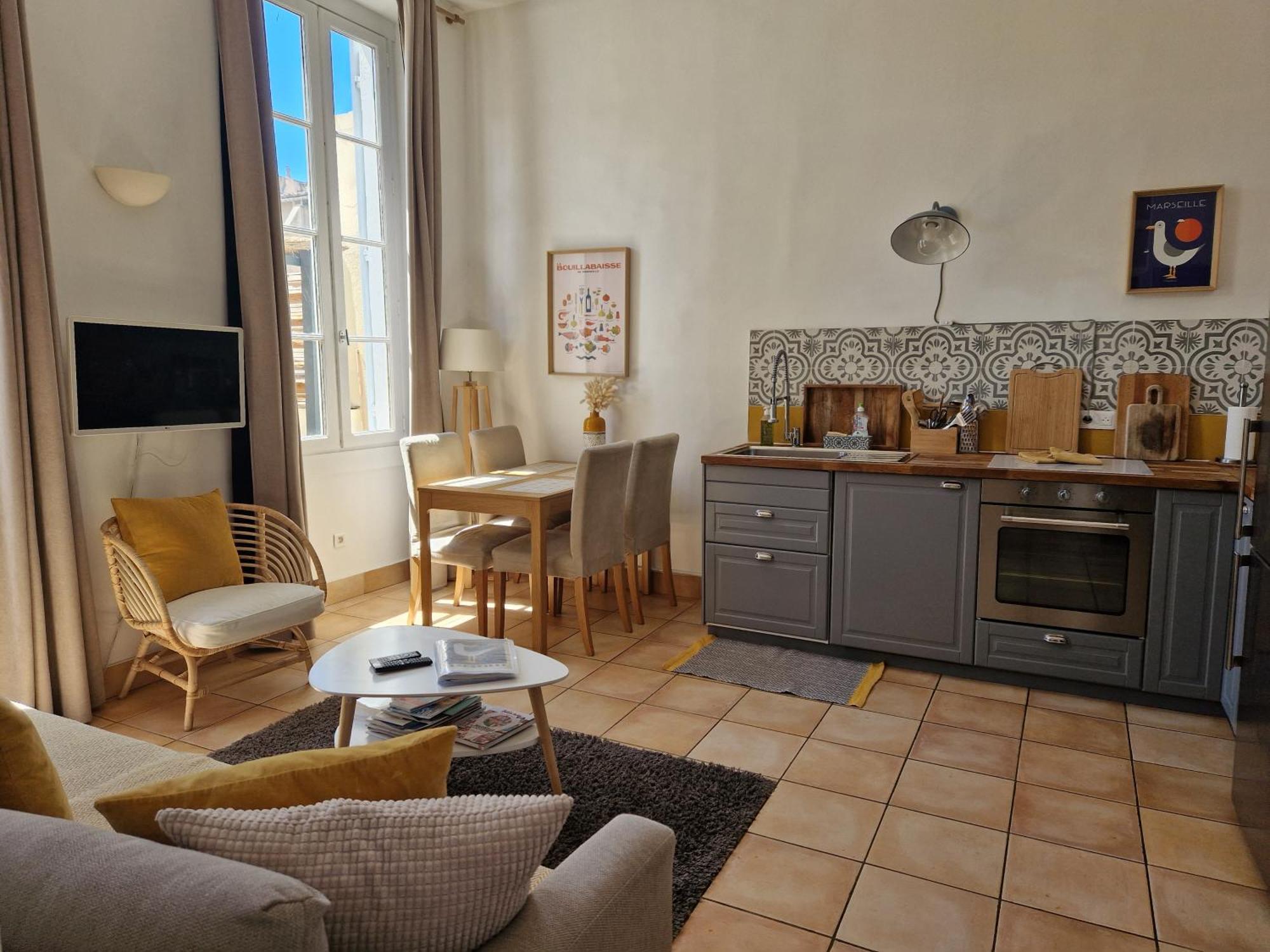 Superbe 2 Pieces Avec Grande Terrasse, Classe *** Marseille Eksteriør bilde
